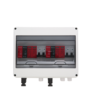 Eabel IP65 <b>Waterproof</b> Wall-Mounted Solar PV Combiner <b>Box</b> 2 2 Distribution <b>Junction</b> Electronics & Instrument Enclosure Material - Product Image 1