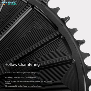 Plateau de pédalier SeeMore OEM/ODM <span class=keywords><strong>SRAM</strong></span> Rival Direct Mount 50-58T 8 boulons pour vélo de route - Product Image 4