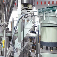 Machine de remplissage de liquides à écran tactile Hongyi haute efficacité pour grandes bouteilles de pâte de tomate, avec réglage quantitatif flexible
