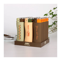 Allume-cigare en plastique Arc électronique briquet vert boîte d'affichage moderne mer barbecue cuisine bougie Cigarette Camping
