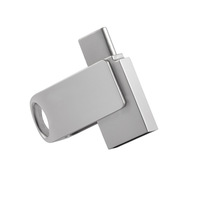 Hotsell stik memori USB c logam, Flash Drive foto ponsel tipe-c logam 3.0, stik memori Disk U dapat disesuaikan LOGO OTG