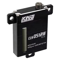 KINGMAX CLS0512W Servo numérique 9kg à double roulement à billes, couple élevé, en métal, pour aile fixe, pièces et accessoires de planeur RC
