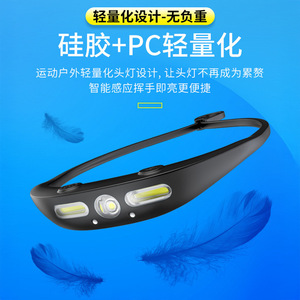 Lampe frontale Baifeng à LED rechargeable, intensité réglable, pour course à pied et cyclisme en extérieur, modèle n° 0081 - Product Image 5