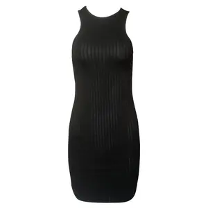 Sexy Night Club Women Neckholder Backless See Through Mesh Dress For Women Plus Size Special Occasions Sexy For Ladies