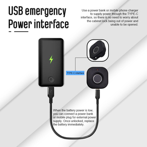 Phòng tập thể dục xử lý đồ nội thất Locker quần áo an ninh Keyless Thông Minh Chống Trộm sinh trắc học thông minh ngăn kéo tủ khóa với dấu vân tay - Product Image 4