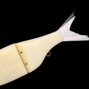 Nouvelle Arrivée 2026 LVDE Leurres de pêche vierges articulés 15cm/47g avec queue en fibre, type Swimbait pour brochet, en ABS, pour rivière et lac - Product Image 6
