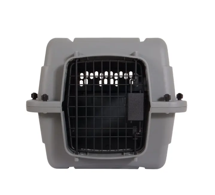 Nouveau porte en fer extérieur transporteur pour animaux de compagnie pour chat chien chiot lapin boîte de transport aérien transporteur boîte de voyage panier vol Cage