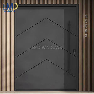 Puertas de Entrada Exteriores de Hierro Forjado con Parte Superior Redonda y Luz Lateral - Product Image 2