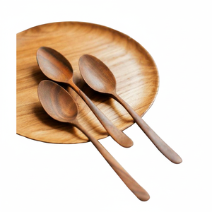 Assiettes de chargeur en bois de manguier de haute qualité couleur naturelle brunâtre vaisselle de cuisine service alimentaire assiettes de chargeur en bois haut - Product Image 1