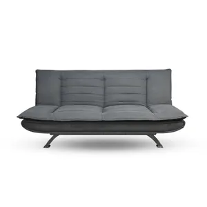 Canapé-lit pliable en tissu gris clair au design moderne Offre Spéciale de haute qualité