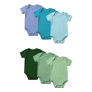 <span class=keywords><strong>Pagliaccetto</strong></span> Triangolare a Maniche Corte per Neonati, Maschi e Femmine, 6 Pezzi, per Uscite Estive, 100% Cotone, Chiusura con Bottoni a Scatto, Carino - Product Image 4