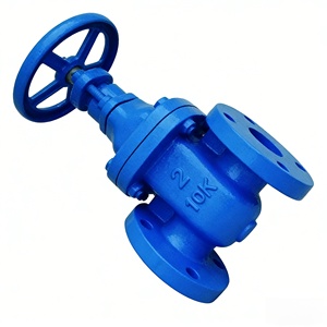 Válvula manual de cuerpo de hierro dúctil de 2 pulgadas con asiento elástico y vástago elevable con brida JIS 10K, sellado EPDM para agua - Product Image 3