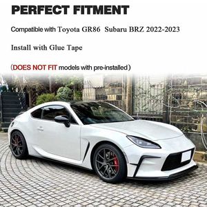 Divisor de parachoques delantero de fibra de carbono, aletas de ventilación Canards para <span class=keywords><strong>Toyota</strong></span> GR86 para Subaru BRZ Coupe <span class=keywords><strong>2022</strong></span> 2023 - Product Image 3