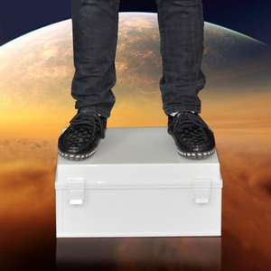 Muestra gratis al aire libre impermeable caja eléctrica caja de instrumentos carcasa blanca proyecto Conexión de plástico caja electrónica - Product Image 3