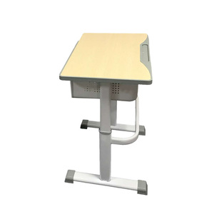 Masao School <b>Desk</b> And Chair <b>Set</b> Height Adjustable For Primary Secondary Students Modern Minimalist Style Solid Wood - Product Image 4