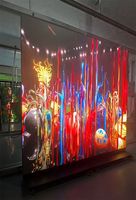 Écran d'affichage LED extérieur entièrement étanche IP68 960x1920mm P2.5 3840Hz 6000nits, support d'affichage numérique pliable, écran publicitaire
