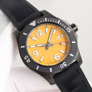 Reloj Mecánico Automático para Hombre, de Alta Gama, Clásico y Elegante, con Esfera Naranja, Manecillas Luminosas y <span class=keywords><strong>Reserva</strong></span> de Marcha, Resistente al Agua - Product Image 1