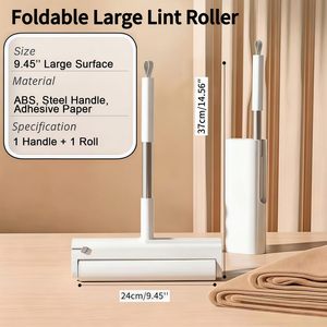 Rouleau Adhésif Manuel Grande Taille Écologique Portable à Long Manche pour Poils d'Animaux et Vêtements – Idéal pour Nettoyer les Sols - Product Image 5