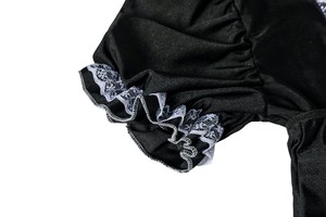 Ensemble d'uniforme de demoiselle d'honneur romantique grande taille S-L, lingerie sexy, costume de séduction, uniforme de jeu en gros - Product Image 3