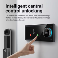 Host de Música Multifuncional Tuya WiFi de 6 Pulgadas, Pantalla de Control Central para Sistema de Hogar Inteligente Tuya, Gateway ZigBee, Interruptor Inteligente de Lujo