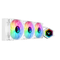 Ruix 360mm ARGB Liquid CPU Cooler Radiateur de refroidissement par eau pour PC de jeu à haute efficacité avec couleur fixe pour boîtier d'ordinateur