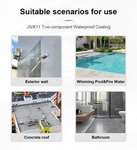 KOBG JS/K11 Revêtement liquide composite flexible bicomposant à base de <span class=keywords><strong>ciment</strong></span> acrylique, imperméable, pour usage intérieur et extérieur des bâtiments - Product Image 6
