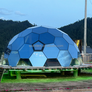 8m Diameter Luxury Big Brown Glass Dome <strong>Tent</strong> for Outdoor Party Events - Product Image 2