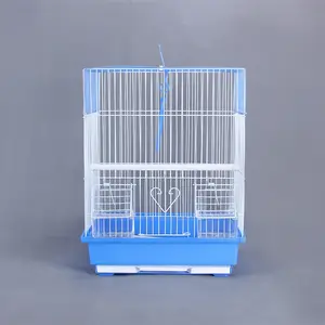Prix d'usine vente en gros conception Simple petite cage à oiseaux perroquet élevage maison en métal à l'extérieur Cages à oiseaux chinoises