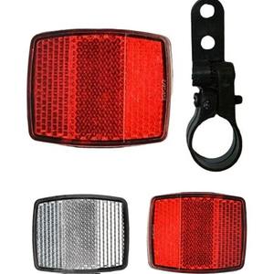 Bicycle Rear Reflectors Front And Rear Light Set Easy Installation Plastic Resin Handlebar Seat <b>Frame</b> <b>Mount</b> - Product Image 4