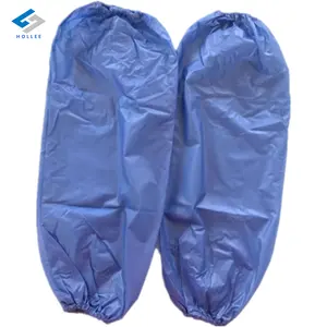 cheap plastic waterproof disposable PE PVC arm sleeves cover/oversleeves with elastic opening