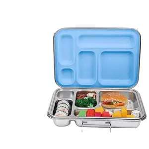 Blue Silicone Lunch Box, For Office