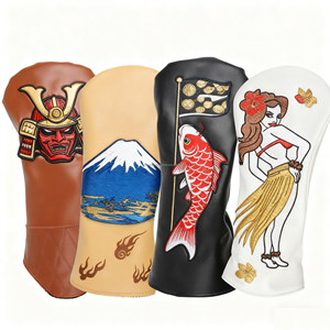 ชุดที่คลุมหัวไม้กอล์ฟป้องกันทนทาน/ขับรถ/พัตเตอร์โลโก้ออกแบบได้ตามต้องการ - Product Image 3