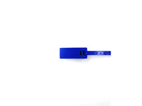 JHP036 Attache de sécurité en plastique imprimée sur mesure pour bagages, sangle de scellage haute résistance, attache à fermeture éclair inviolable pour bagages
