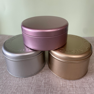 Caja Redonda Blanca de Hojalata, 2 Unidades, Latas de Metal para Alimentos, Pan, Pasteles, Dulces, Chocolate, Gelatina, Piruletas, Frutos Secos, Nueces, Bocadillos - Product Image 6