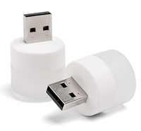 Lampe de lecture portable USB avec clip, petite mini LED pour ordinateur et alimentation mobile, recharge moderne, protection des yeux