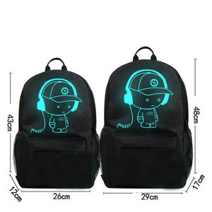 <span class=keywords><strong>Mochila</strong></span> escolar de poliéster que brilla en la oscuridad, <span class=keywords><strong>para</strong></span> adolescentes, antirrobo, con carga USB, <span class=keywords><strong>para</strong></span> ordenador portátil de <span class=keywords><strong>14</strong></span>/15 o 6 <span class=keywords><strong>pulgadas</strong></span> - Product Image 6