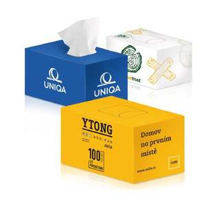 Mini fazzoletti per il viso, confezione morbida da 25 fogli per uso quotidiano - Product Image 1