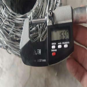 Valla de alambre de púas de bajo precio más vendido, alambre de hierro galvanizado de importación, alambre de púas de seguridad, precio de alambre de púas por rollo - Product Image 5