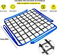 Sangle de levage de cargaison OEM/ODM en nylon, maille carrée de 10 cm, résistante aux déchirures, pour la construction, la remorquage et la découpe