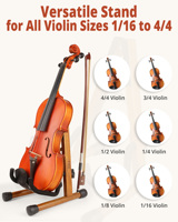 Support de violon en bois massif support de violon détachable accessoire d'instrument de musique support de mandolines produits d'instruments de musique