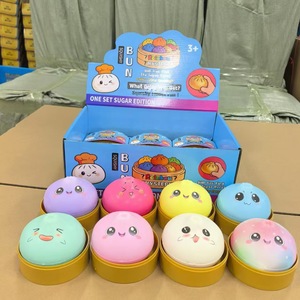 Lot de jouets squishy en forme de boulette mystère Melanth, boîte surprise, en mousse PU et TPR, 8,5 cm, mignon, anti-<span class=keywords><strong>stress</strong></span>, avec paillettes dorées rares - Product Image 6