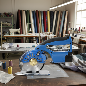 Cortadora de Tela Eléctrica Inalámbrica Rotatoria, Grosor de Corte de 1.1 Pulgadas, Cuchilla Octogonal de Repuesto, Máquina de Cortar Tela - Product Image 2