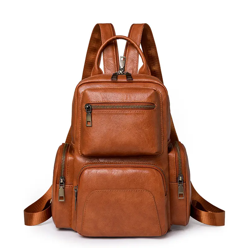 2024 Nieuwe Ontwerp Pu Lederen Dames Mini Back Packs Anti Diefstal Crossbody Tas Vrouwen Rugzak