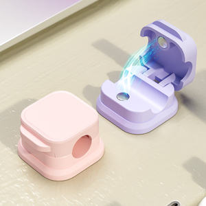 Organisateur de câbles magnétique, étagère murale pour cuisine, salon, bureau, rangement de câbles de téléphone portable, charge, réseau fixe - Product Image 6