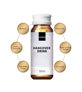 OEM Suplemento a base de hierbas Anti-alcohol Proteger el hígado Evitar la resaca Líquido oral Kudzu Extracto de cúrcuma Bebida para la resaca - Product Image 4