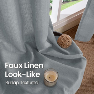 <span class=keywords><strong>Tende</strong></span> Personalizzate di Lusso in Tessuto Ecologico Effetto Lino e Iuta, Alta Ombreggiatura, Stampa Animalier per Finestre alla <span class=keywords><strong>Francese</strong></span> e Soggiorno - Product Image 2