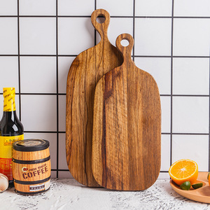 Solid Wood Breadboard Rectangle Large Size <b>Kitchen</b> Use Unpainted Nordic Style - Product Image 1