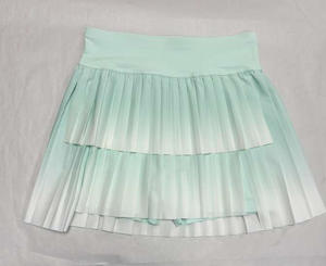 กระโปรงกีฬาพลีทสำหรับผู้หญิง แห้งเร็ว กันลื่น ทรงหลวม เหมาะสำหรับวิ่ง เทนนิส ออกกำลังกาย - ชุดเทนนิสแบบปรับแต่งได้สำหรับเด็กผู้หญิง - Product Image 5