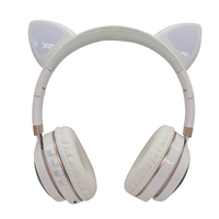 Harga Pabrik Headphone Nirkabel Lipat Model Telinga Kucing Metal AAC untuk 5.3, Headband Dapat Disesuaikan, Bantalan Telinga Lembut untuk Penerbangan dan Penggunaan Sehari-hari