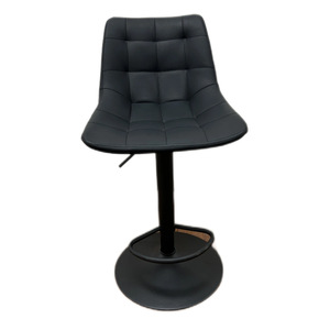 Bar <b>Stool</b> Black 2 Pack <b>Adjustable</b> <b>Height</b> Swivel Chair For Home And Commercial Use - Product Image 5